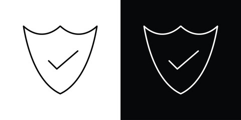 Shield check icons vector template, EPS 10 for design