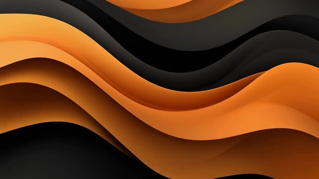 Dynamic orange curves on a dark background, perfect for modern design and creative projects