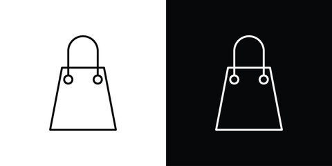 Shopping bag icons vector template, EPS 10 for design