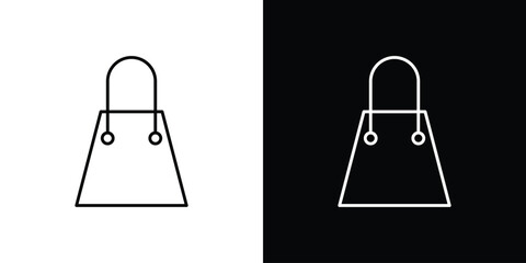 Shopping bag icons vector template, EPS 10 for design