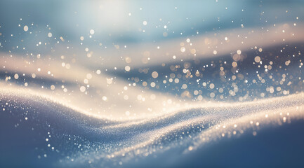 A tranquil abstract image of shimmering waves, capturing the essence of calmness and fluid beauty in nature's elements.