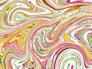 Colorful Swirling Abstract Pattern Background