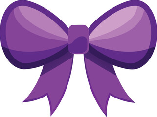 pink bow isolated on white background