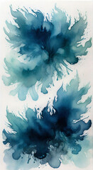 blue sea and blue sky