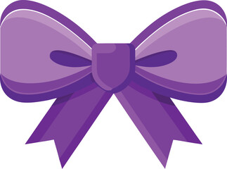 pink bow isolated on white