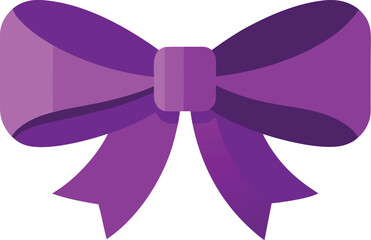 pink bow on a white background