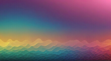 sunset in the mountains