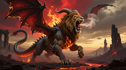 mythical Chimera creature