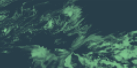 Parallelogram Halftone Gradient Vector Dynamic Velocity Eye Catching Texture. Modern Energetic Pattern Conceptual Turquoise Abstract Background. Striking Speed Effect Abstraction Teal Green Wallpaper