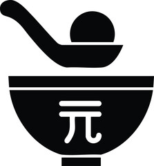 vector illustration of a toilet bowl with a spoon