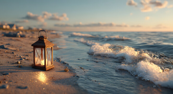 Welcoming 2026 with seaside serenity. Ideal for New Year's resolutions, vacation planning, financial goals - Powered by Adobe