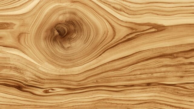 The wood grain flows horizontally and curves around the knots, creating a rich and detailed visual dynamic.