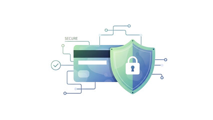 Safe digital transactions with clean vector UI
Perfect for fintech and secure checkout themes