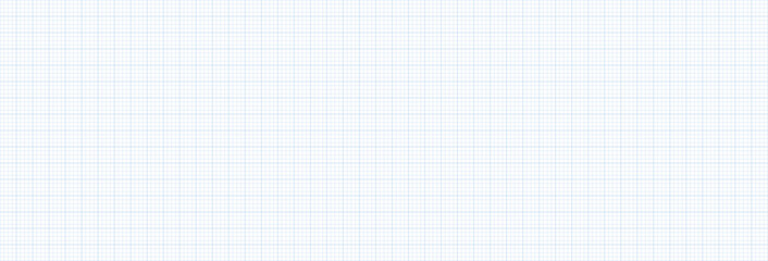 Minimalist vector grid background imitating graph paper with neat blue outline pattern for plotting, note, notebook, journal, bullet planner, and school design layout projects.