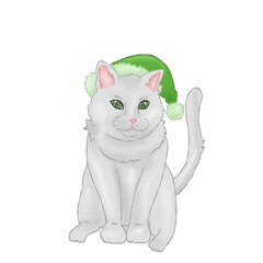 Weihnachts Katze