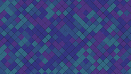 Abstract diamond pattern background with teal purple and blue tones creating a geometric mosaic design
