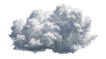 Dramatic cloud formation for weather graphics and atmospheric designs, puffy and voluminous, perfect for adding depth and dimension to any project