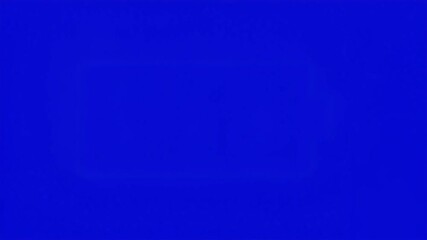 Neon glowing battery icon filling up with green bars and lightning bolt symbol on blue background for technology charging concepts. - Powered by Adobe