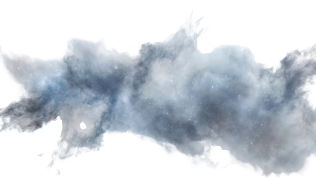 Dreamy celestial cloudscape with sparkling stars, perfect for fantasy projects, calming visuals, and adding a touch of magic to designs and mystical themes