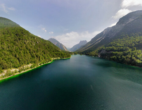 lake in the mountains