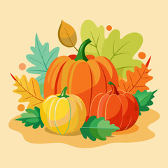 vector illustration of pumpkin