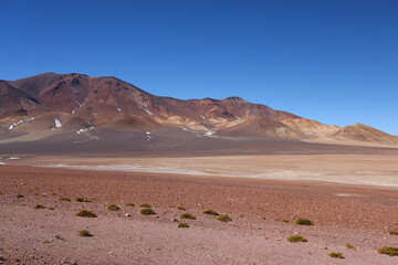 The mountains of the Reserva Nacional de Los Flamencos, Chile