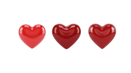 Fototapeta premium Red shiny heart