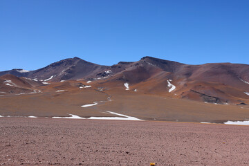 The mountains of the Reserva Nacional de Los Flamencos, Chile