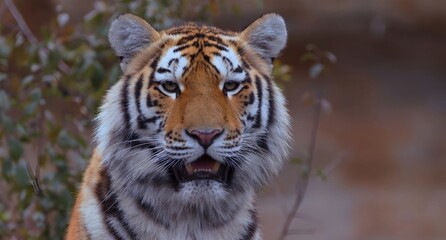 tiger in the zoo