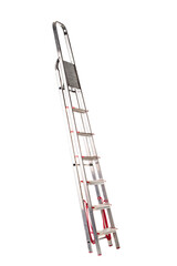 This sturdy aluminum extension ladder stands tall and is perfect for reaching high places. Its lightweight design makes it easy to transport and use for home maintenance or repairs