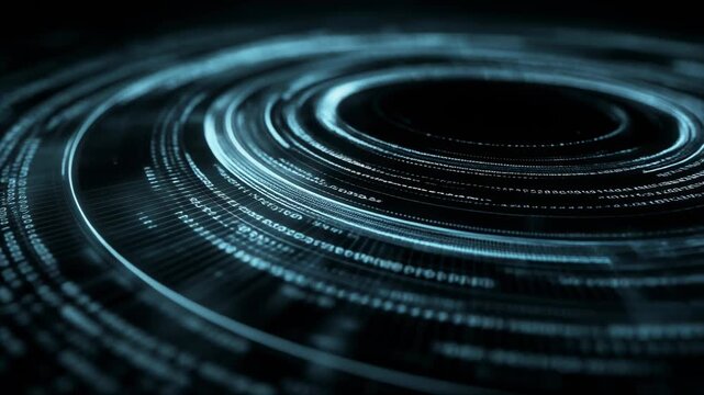 Futuristic digital abstract background with glowing lines and data patterns for tech visuals