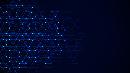 Creative idea of modern design with abstract geometric background. Minimalistic texture with triangles pattern