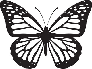Butterfly Silhouette Vector Icon – EPS, Outline Graphic Design