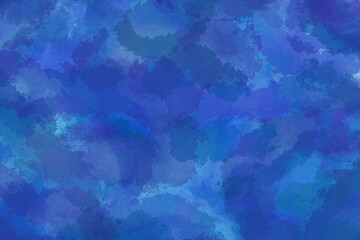 blue abstract background with watercolor textured mist patternl