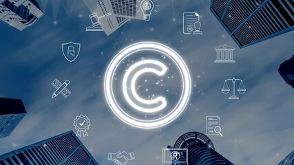 Copyright protection highlights copyright, intellectual property, and legal ownership through law, verification, and secure digital rights Marrow