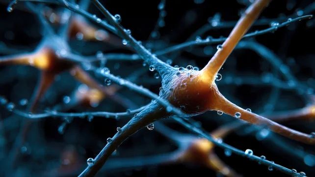 Luminous Neuron Web Formation