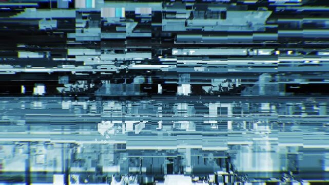 Abstract microchip datamosh loop with smooth, seamless digital distortions. Perfect for motion graphics overlays, tech UI, sci-fi interfaces and creative backgrounds.