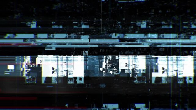 Abstract microchip datamosh loop with smooth, seamless digital distortions. Perfect for motion graphics overlays, tech UI, sci-fi interfaces and creative backgrounds.