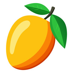vector illustration of mango fruit