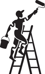 vector illustration of a construction worker