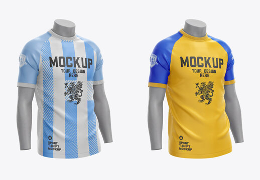 Polo Shirt Front View Mockup