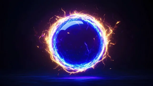 Intense Plasma Ring Sparking Around Smooth Bubble
