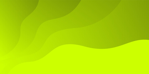 Abstract Leaf wave layer Green color background for template, poster, flyer design, wallpaper. Vector illustration