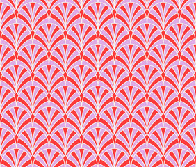 Seamless art deco abstract pattern. Geometric modern background. Vector illustration.