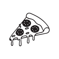 Pizza Slice Cartoon