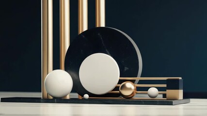 Modern Sculpture Art Installation - Powered by Adobe