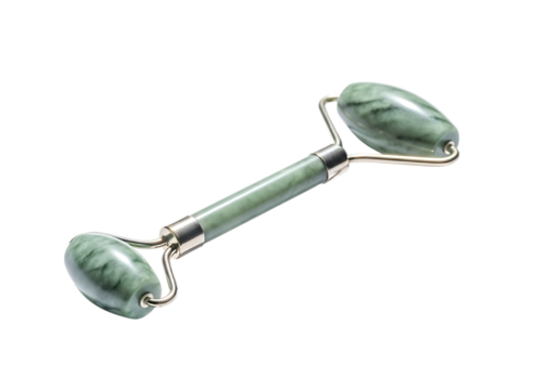 Jade Roller for Face Massage and Skincare Routine.