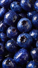 Blueberries close up