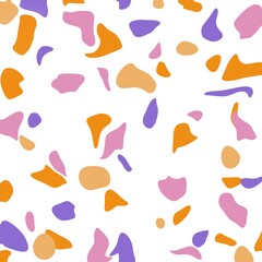 seamless pattern with funny colorful