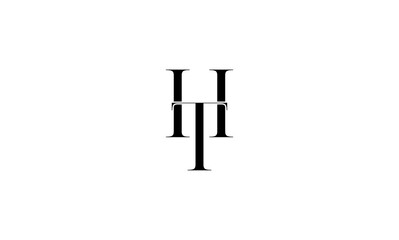 HT initial letters logo or HT monogram logo